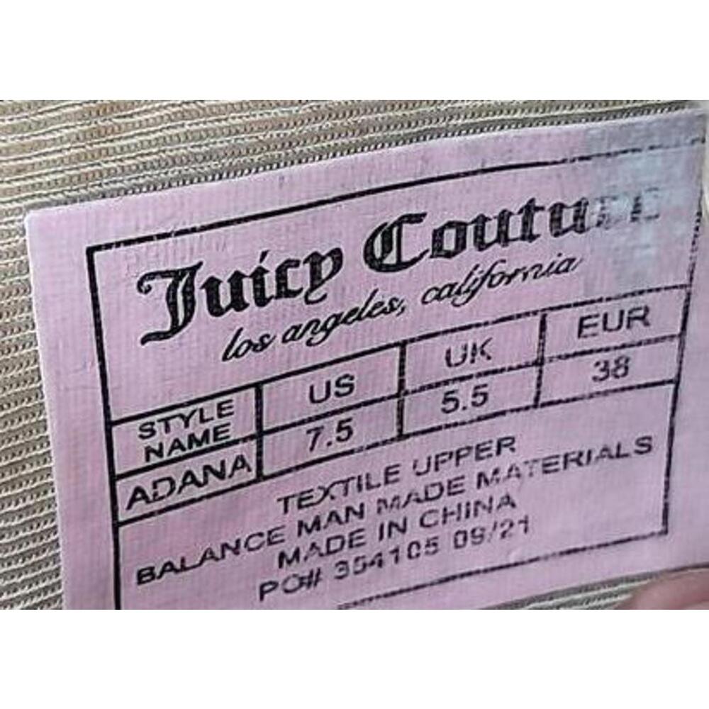 Juicy Couture Women's ADANA Sneakers Size 7.5 - Picture 6 of 7